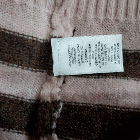 Sincerely Jules Striped Sweater in Pink and Brown - Picture 5 of 5